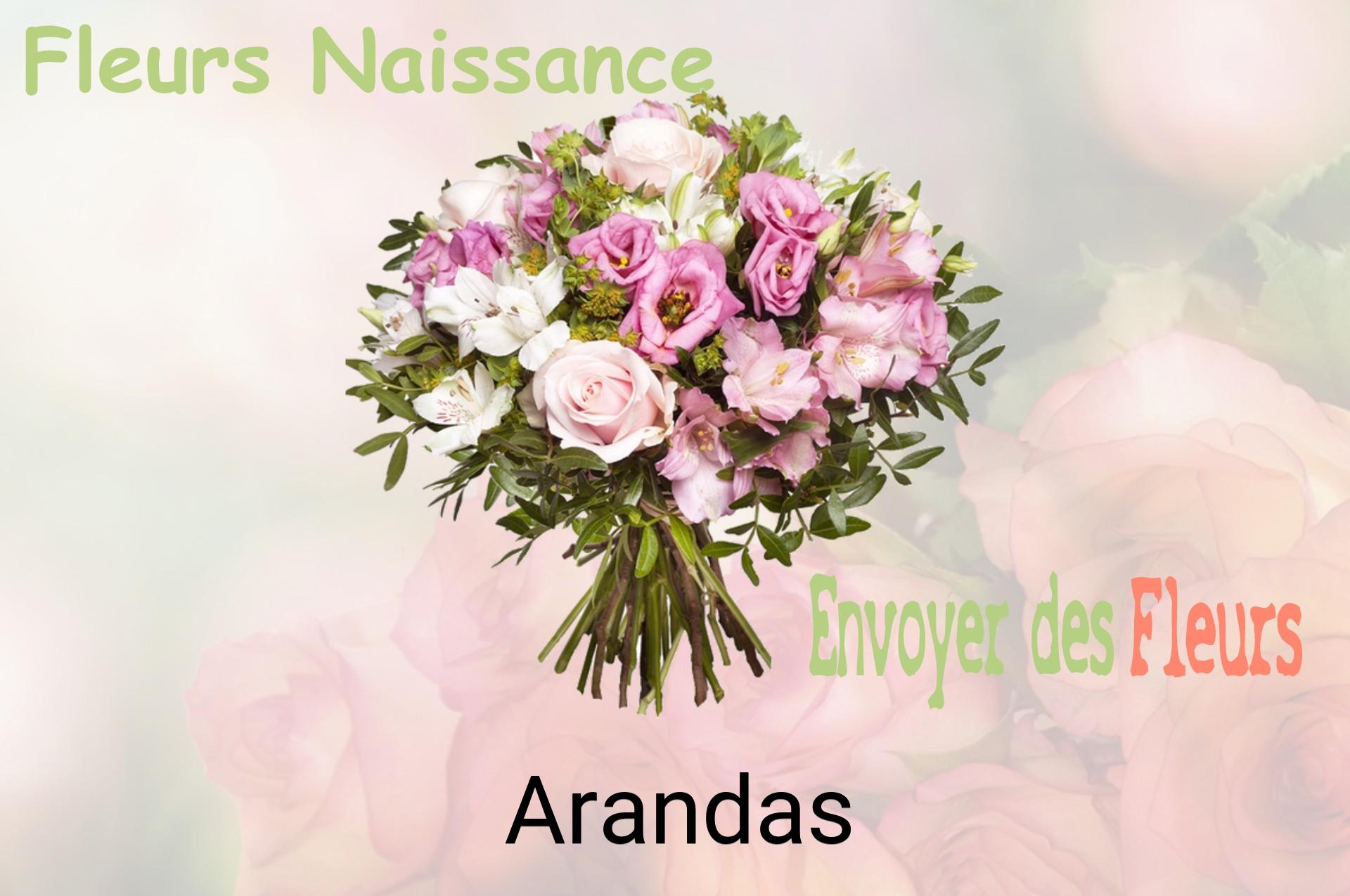 Bouquet de fleurs de naissance livré à Arandas